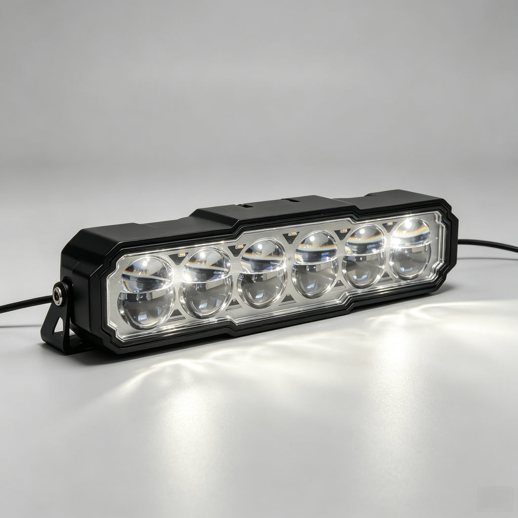 6-Lens LED Driving Light | 110W High Beam 80W Low Beam Dual Color