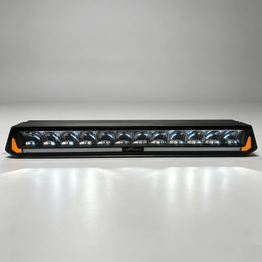 GR40 Light Blade 85W LED Light Bar | Spot Flood Dual Beam | RGB Flowing Welcome DRL | Roof Rack & Grille Mount for 4x4, SUV, Truck