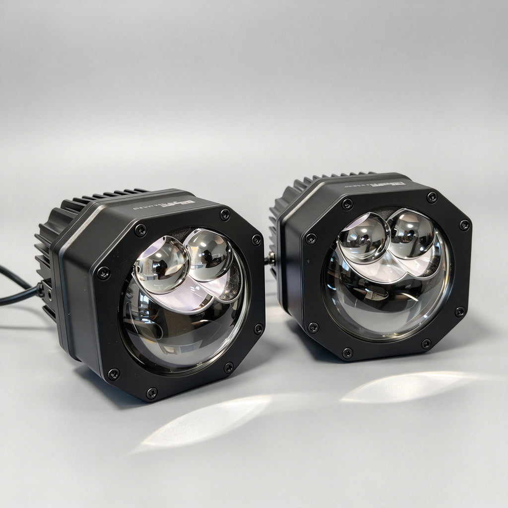 Brave Warrior Pro 65W Bi-LED Projector Auxiliary Light | Solid-State Heat Dissipation