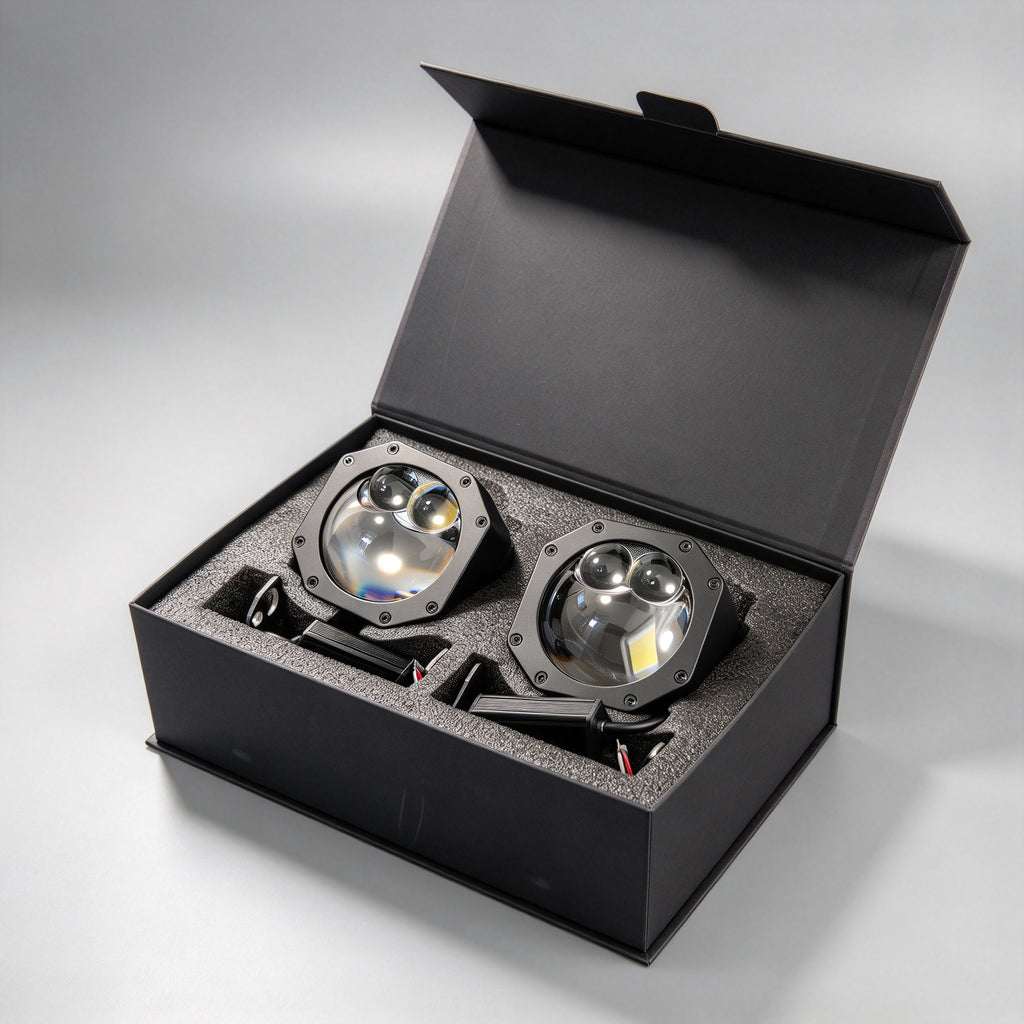 Brave Warrior Pro 65W Bi-LED Projector Auxiliary Light | Solid-State Heat Dissipation