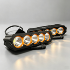 CT5 400W Slim LED Auxiliary Driving Light | Amber Halo DRL | Hidden Front Grille & Bumper Mount | IP68 Spot Flood Combo for 4x4, Truck, SUV