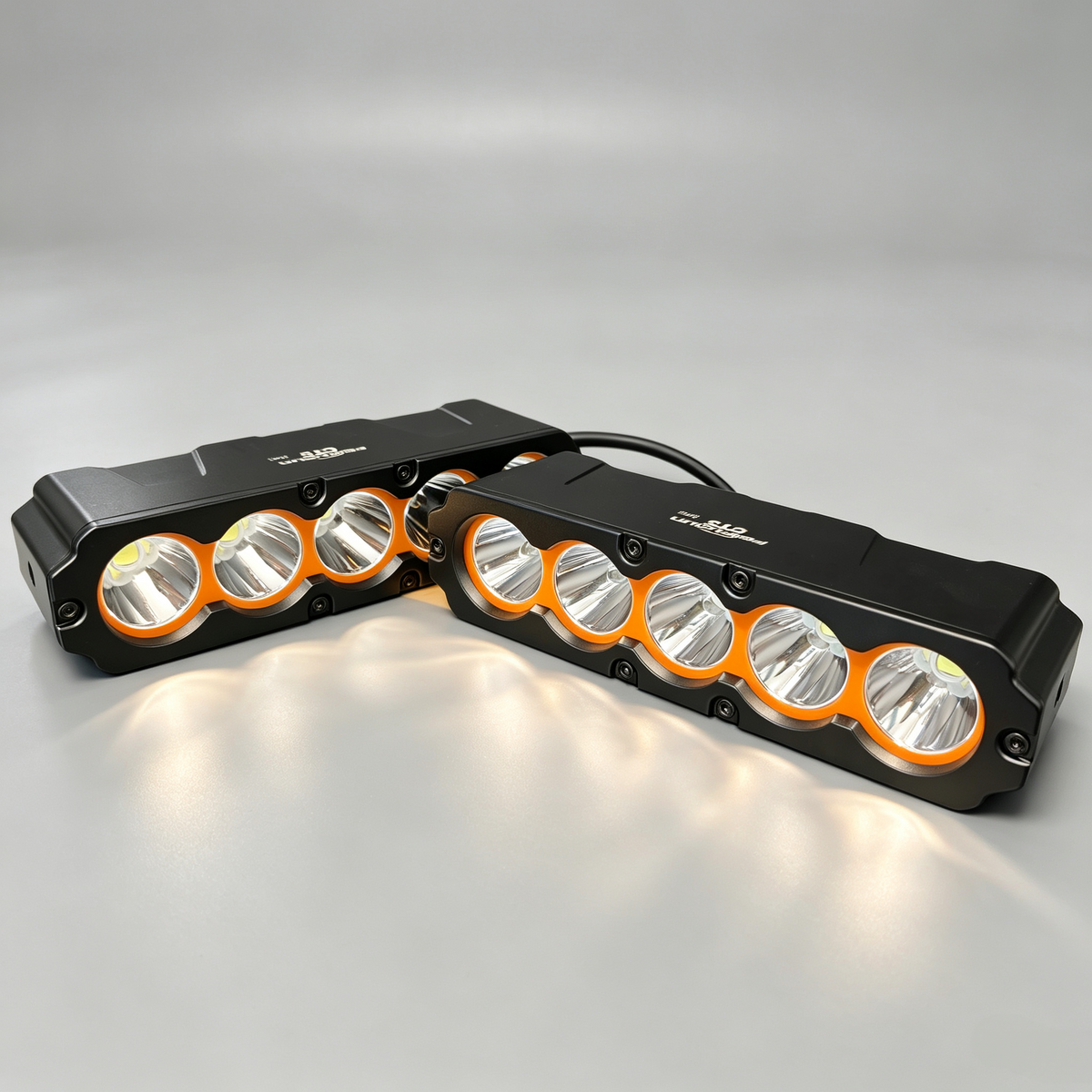 CT5 400W Slim LED Auxiliary Driving Light | Amber Halo DRL | Hidden Front Grille & Bumper Mount | IP68 Spot Flood Combo for 4x4, Truck, SUV