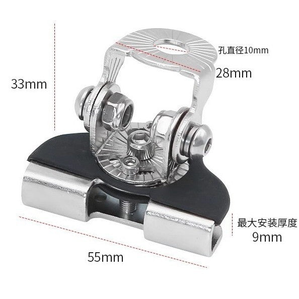 No-Drill Hood Edge Clamp Mount -1pcs
