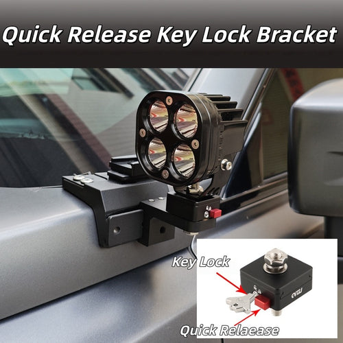 Anti-Theft Quick-Release Bracket with Key-1pcs