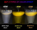 SU7 110W Laser Projector Led driving Light | Dual Color Combo Beam | IP67