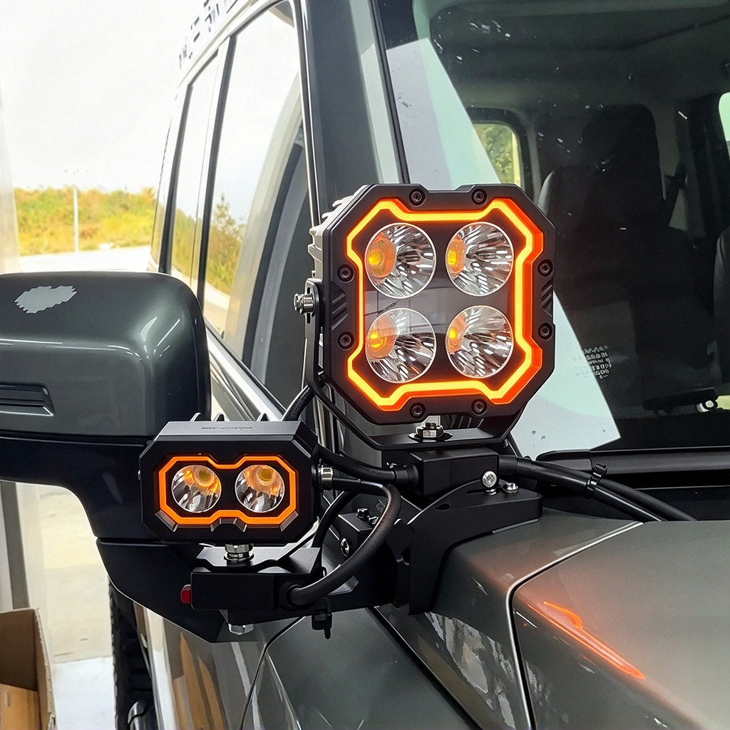 CT2 80W Side Led Light | Amber Halo DRL