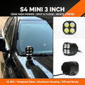S4-Mini  3 Inch 300W LED Auxiliary Driving Light