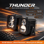 Thunder Laser Projector 52W/47W Dual-Color | Amber Low Beam & Matrix White High Beam