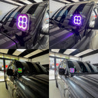 مصابيح القيادة المساعدة S4 RGB LED مقاس 4 بوصات بقوة 440 واط | شعاع كاشف IP68 | التحكم عبر تطبيق البلوتوث