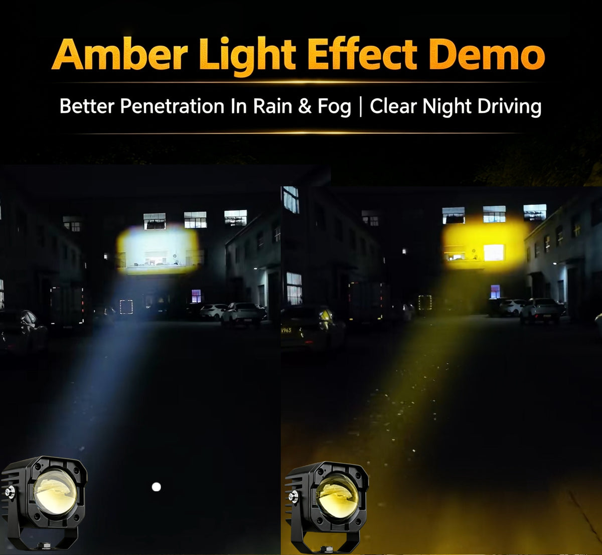 SU5 80W Laser Projector Spot Light Dual Color| IP67