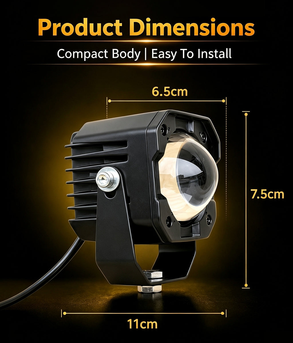SU5 80W Laser Projector Spot Light Dual Color| IP67