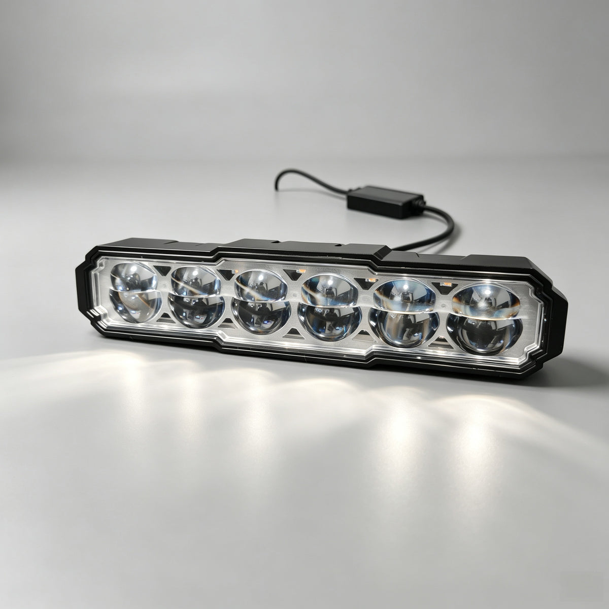 6-Lens LED Driving Light | 110W High Beam 80W Low Beam Dual Color