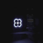 مصابيح القيادة المساعدة S4 RGB LED مقاس 4 بوصات بقوة 440 واط | شعاع كاشف IP68 | التحكم عبر تطبيق البلوتوث