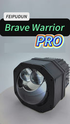 Brave Warrior Pro 65W Bi-LED Projector Auxiliary Light | Solid-State Heat Dissipation